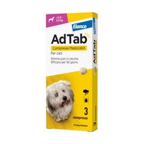Adtab Per Cani Da 2,5 A 5,5kg 3 Compresse Masticabili 112mg-2
