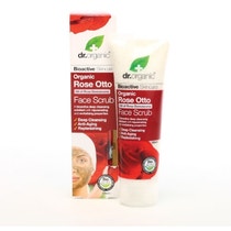 Dr Organic Rose Otto Scrub Viso Esfoliante 125ml - 2