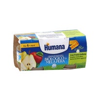Humana Omogeneizzato Mela Pera Bio 2x100g 4Mesi+ - 2