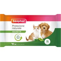 Beaphar Protezione Naturale Salviette Antiparassitarie Olio Di Neem Cane/Gatto 15 Pezzi - 1
