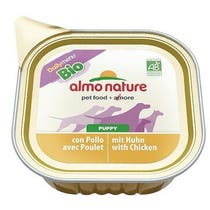Almo Nature Daily Menu Bio Cibo Umido Pollo E Latte Cuccioli Vaschetta 300g-2