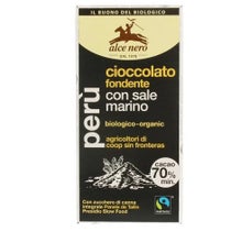 Alce Nero Tavoletta Cioccolato Fondente Con Sale Marino 50g-1