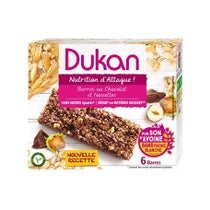 Dukan Barretta Cioccolato/Nocciola 6 Pezzi 25g - 2