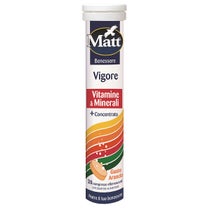 Matt Vigore Vitamine E Minerali 20 Compresse Effervescenti-1
