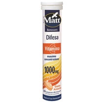 Matt Benessere Difesa Vitamina C 20 Compresse Effervescenti Gusto Arancia-2