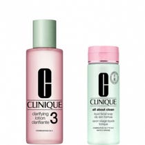 Clinique Set Lozione Esfoliante 3 Pelle Normale/Oleosa 400ml + Sapone Viso 200ml-1