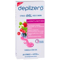 Depilzero Strisce Depilatorie Gel Viso/Bikini 24 Pezzi - 2