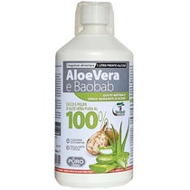 Forhans Puro Aloe Vera Succo E Polpa 100% + Baobab 1 Litro - 2