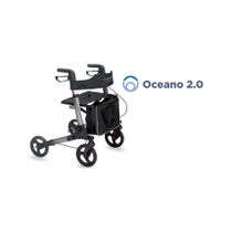 Mopedia Rollator Pieghevole Alluminio Verniciato 4 Ruote Oceano 2.0 - 5