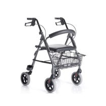 Deambulatore Rollator Alluminio 4 Ruote Con Sedile Mopedia - 1