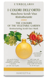 L'Erbolario I Colori Dell'Orto Maschera Scrub Viso Ristrutturante 8ml-2