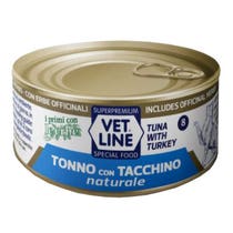 Vet Line Gatto Tonno E Tacchino Lattina 70gr-2
