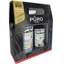 Forhans Puro Gift Collection Carbone E Zenzero Shampoo Bio 250ml + Bagnoschiuma Bio 500ml - 2