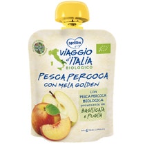 Mellin Viaggio D'Italia Pouch Bio Pesca Percocca Mela Golden 90g 6Mesi+ - 3