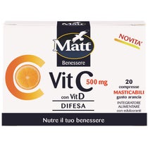 Matt Vitamina C 500 Con Vit D 20 Compresse-1