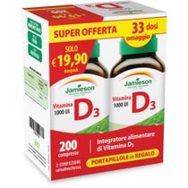 Jamieson Duo Pack Vitamina D 1000 Con Pilloliera Promo 2x150 Compresse - 1