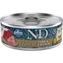 N&D CAT NATURAL TUNA&CHICKE80G-2