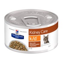 Hill's Prescription Diet K/D Renal Gatto Pollo e Verdure 82g-2