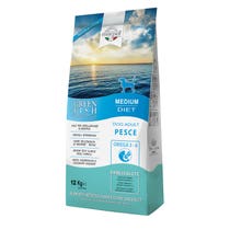 Marpet Greenfish Pesce Cibo Secco Per Cani Adulti Taglia Medium Sacco 12Kg-1