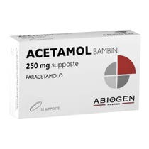 Acetamol Bambini 250 mg Paracetamolo 10 Supposte-2