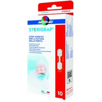 Master-Aid Sterirap Strip Adesivo Sutura Ferite 32x8mm 10 Pezzi - 2