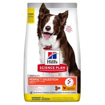 Hill's Science Plan Perfect Digestion Medium 11 Kg - 25 Kg Adult 1+ Chicken & Brown Rice 2,5kg-2