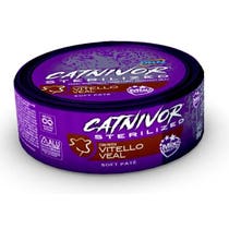 Catnivor Sterilized Vitello Cibo Umido Per Gatti Sterilizzati 80g-1
