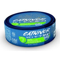 Catnivor Kitten Pollo Cibo Umido Per Gatti Cuccioli 80g-1
