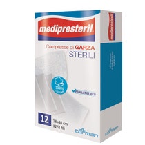 Medipresteril Compresse Di Garza Sterili 18x40 12 Pezzi-1
