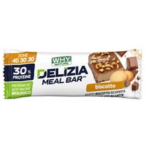 Whynature Delizia Meal Barretta Proteica Biscotto 50g-1