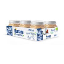Humana Omogeneizzato Pollo Bio 6x80g 4 Mesi+-1