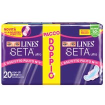 Lines Seta Ultra Nuovo Con Ali Bipack 20 Assorbenti