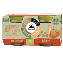 Alce Nero Omogeneizzato Lenticchie Carote E Zucca 2x80g-1