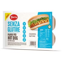 Doria Panini Hot Dog Senza Glutine 2x75g-2