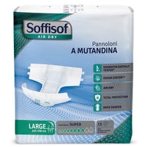 Soffisof Air Dry Super Pannolone A Mutandina Taglia L 15 Pezzi