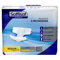 Soffisof Classic Extra Pannolone A Mutandina Taglia M 15 Pezzi