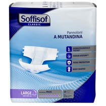 Soffisof Classic Maxi Pannolone A Mutandina Taglia L 15 Pezzi