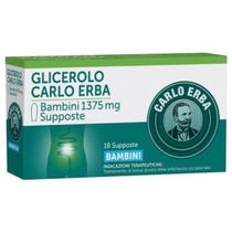 Glicerolo Bambini 18 Supposte 1375mg Carlo Erba - 2