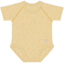 BODY 0-36M BIO COT WARM GIALLO-1