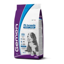 Gemon All Breeds Puppy Junior Tonno/Riso Cibo Secco Per Cani Cuccioli Sacco 3 Kg-2