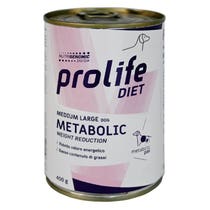 Prolife Diet Dog Metabolic Cibo Umido Per Cani Taglia Media/Grande Lattina 400g-1