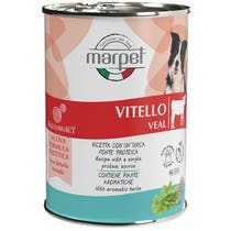 Marpet Aequilibriavet Dog Vitello Cibo Umido Per Cani Adulti Scatoletta 400g-1