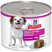 Hill's Science Small&Mini Mousse Adult Alimento Per Cani Con Manzo Scatoletta 200g-2