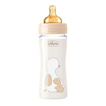 Chicco Biberon Original Vetro Unisex Tettarella Caucciù 1 Foro 240ml 0 Mesi+ - 2