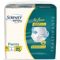 Serenity Soft Dry Sensitive Pants Extra Taglia L 14 Pezzi-2