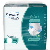 Serenity Soft Dry Sensitive Pants Super Taglia L 12 Pezzi-2
