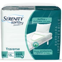 Serenity Soft Dry Sensitive Traversa Assorbente Super 60x90 15 Pezzi-2