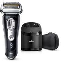 Braun Rasoio Series 9 Wet&Dry 9360cc Con Stazione Di Pulizia Clean&Charge E Custodia Da Viaggio Nero - 1