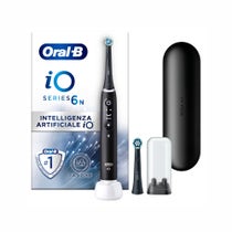 Oral-B iO6 Spazzolino Elettrico Ricaricabile Nero Con Custodia Da Viaggio-2