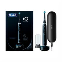 Oral-B Spazzolino Elettrico iO 10 Nero + 1 Testina + 1 Custodia + 1 Caricatore